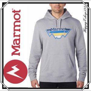 Marmot Fleece-Lined Hooded Sweatshirt Pullover